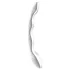 Satisfyer Cosmic Crest 2 - consolador metálico curvado - acero plateado