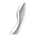 Satisfyer Cosmic Crest 2 - consolador metálico curvado - acero plateado