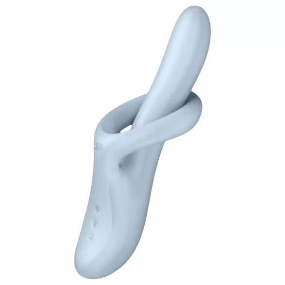 Satisfyer Heat Flex 4 - vibrador con brazo para clítoris calefactable - plata
