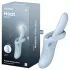 Satisfyer Heat Flex 4 - vibrador con brazo para el clítoris con función de calor (azul)