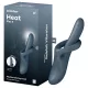 Satisfyer Heat Flex 4 - vibrador con brazo para el clítoris con función de calor (gris)
