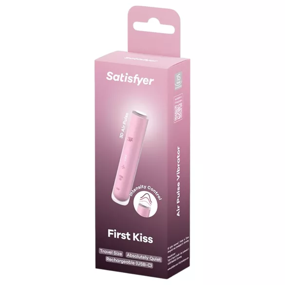 Satisfyer First Kiss - estimulador de clítoris por ondas de aire (rosa)