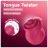 Satisfyer Tongue Twister - vibrador succionador de clítoris con lengua giratoria
