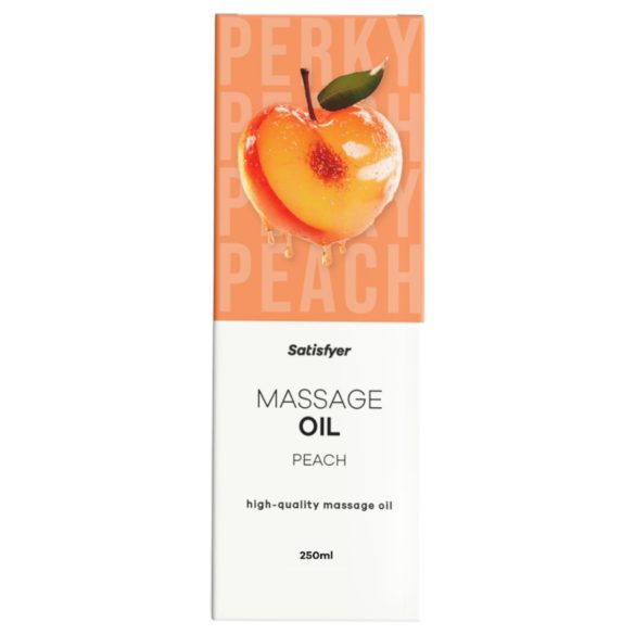 Satisfyer - aceite de masaje aromático - melocotón - 250 ml