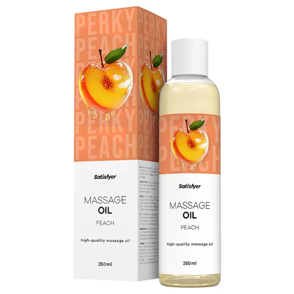 Satisfyer - aceite de masaje aromático - melocotón - 250 ml