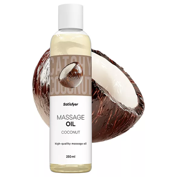 Satisfyer - aceite de masaje corporal - coco - 250ml