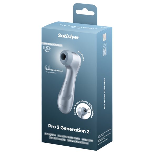 Satisfyer Pro2 Gen2 - succionador de clítoris con ondas de aire - azul
