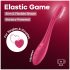 Satisfyer Elastic Game - vibrador para pareja flexible - silicona rosa
