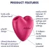 Satisfyer Cutie Heart - estimulador de clítoris por ondas de aire (rosa)