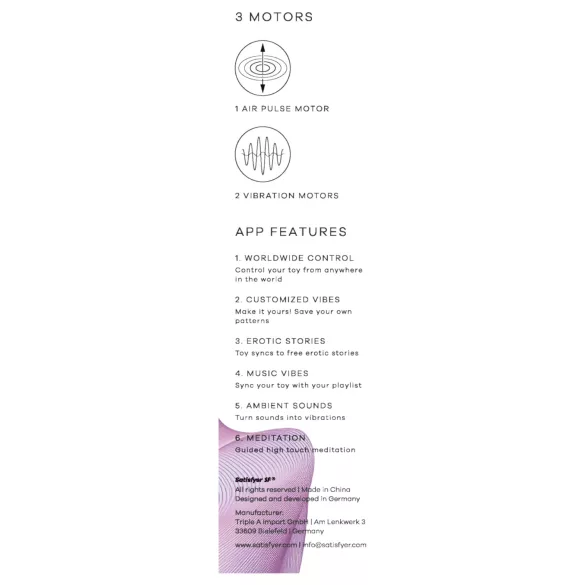 Satisfyer Pro 2 Generación 4 - estimulador de clítoris por ondas de aire (azul)
