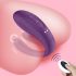 Mrow - Vibrador de pareja recargable, impermeable, 3 motores (púrpura)
