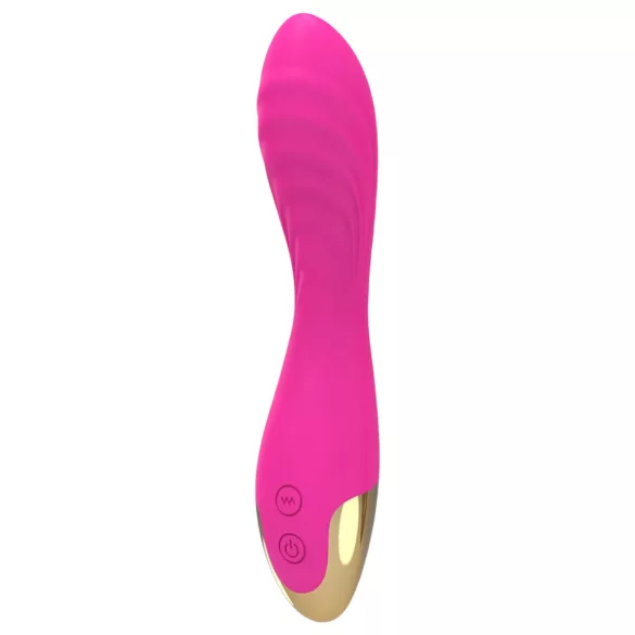 Mrow - vibrador punto G recargable e impermeable - silicona rosa