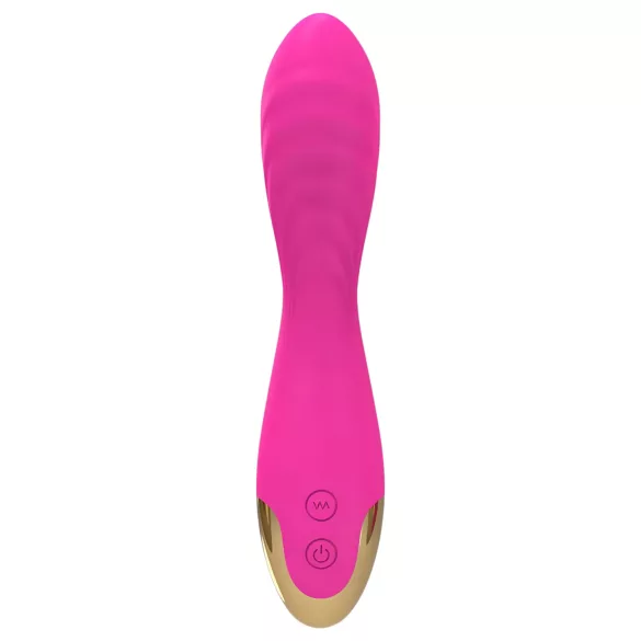 Mrow - vibrador punto G recargable e impermeable - silicona rosa