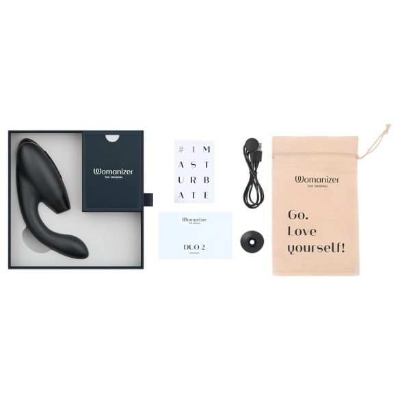 Womanizer Duo 2 - Succionador y vibrador punto G - negro