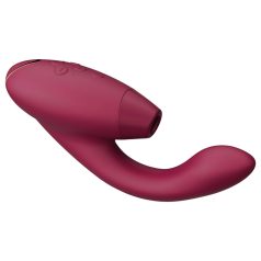   Womanizer Duo 2 - Vibrador doble punto G y clítoris - silicona roja