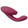 Womanizer Duo 2 - Vibrador doble punto G y clítoris - silicona roja