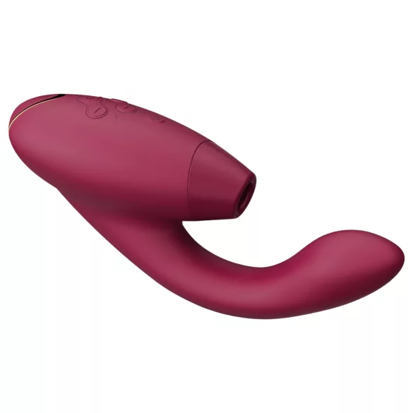 Womanizer Duo 2 - Vibrador doble punto G y clítoris - silicona roja