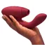 Womanizer Duo 2 - Vibrador doble punto G y clítoris - silicona roja