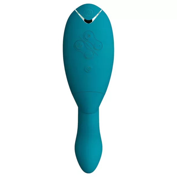 Womanizer DUO 2 - succionador de clítoris y vibrador tipo conejo (petróleo)