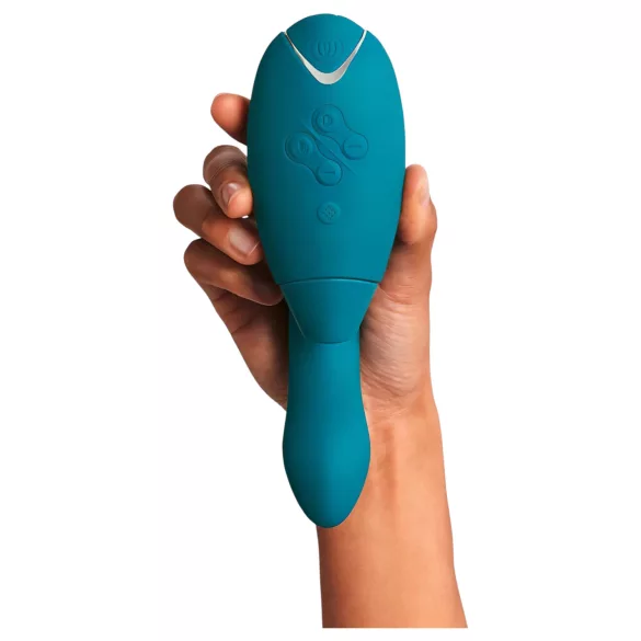 Womanizer DUO 2 - succionador de clítoris y vibrador tipo conejo (petróleo)
