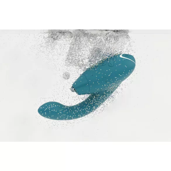 Womanizer DUO 2 - succionador de clítoris y vibrador tipo conejo (petróleo)