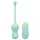 ROMP Cello - bolas chinas vibradoras con control remoto - verde