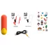 ROMP Riot - mini vibrador tipo bala - compacto - color naranja