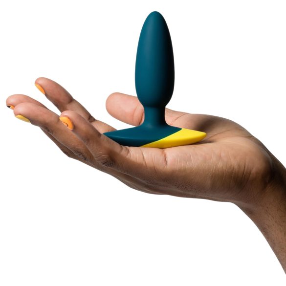 ROMP Bass - plug anal vibrador - silicona - verde