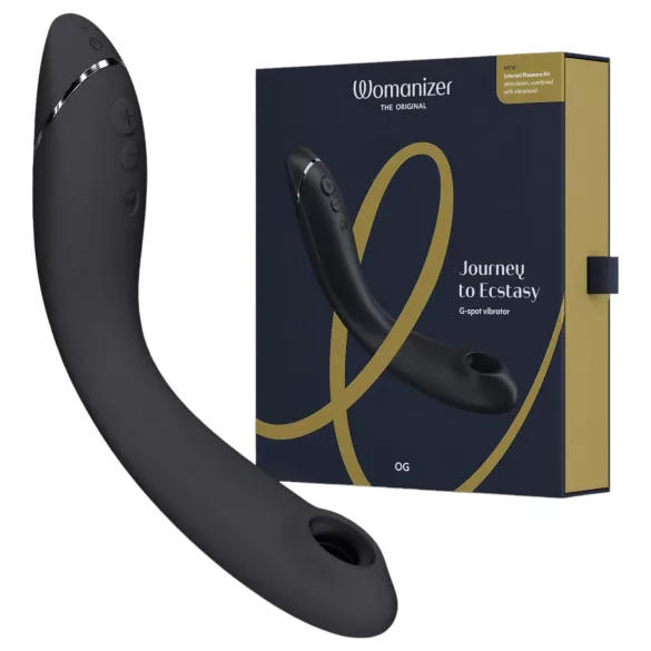 Womanizer OG - succionador y vibrador recargable 2en1 - negro