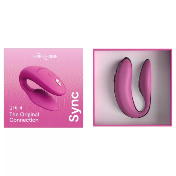 We-Vibe Sync - Vibrador para parejas con app y mando a distancia (rosa)