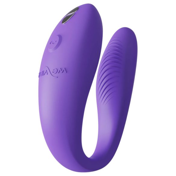 We-Vibe Sync Go - vibrador para pareja recargable control app - silicona lila
