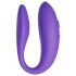 We-Vibe Sync Go - vibrador para pareja recargable control app - silicona lila