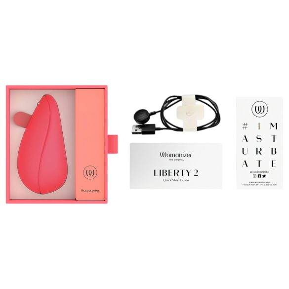 Womanizer Liberty 2 - succionador de clítoris recargable - rosa