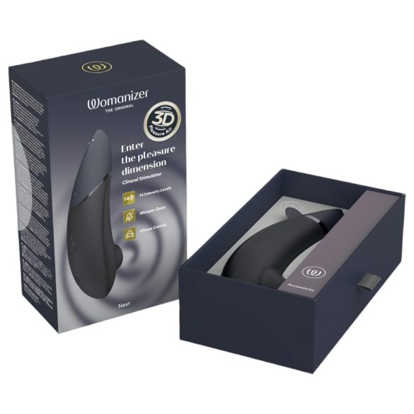 Womanizer Next - succionador de clítoris recargable con ondas de aire - negro