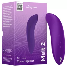   We-Vibe Melt 2 - Estimulador de clítoris por ondas de aire controlado por app (morado)