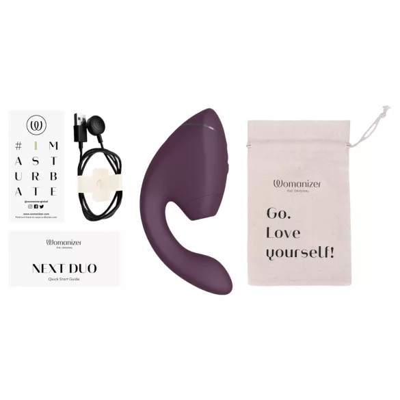 Womanizer Next Duo - Vibrador 2 en 1 para el punto G (lila)