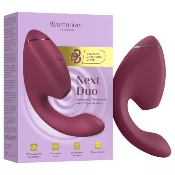 Womanizer Next Duo - Vibrador punto G 2 en 1 (rosa)