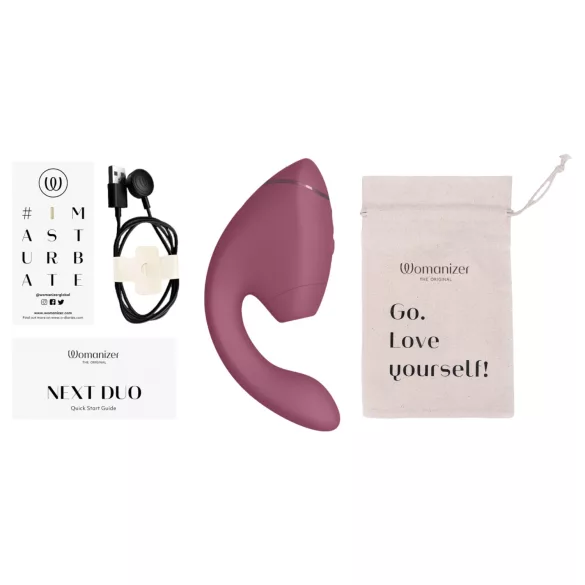 Womanizer Next Duo - Vibrador punto G 2 en 1 (rosa)