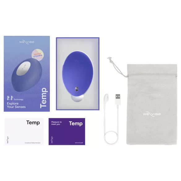 We-Vibe Temp - vibrador estimulador de clítoris frío-calor (azul)