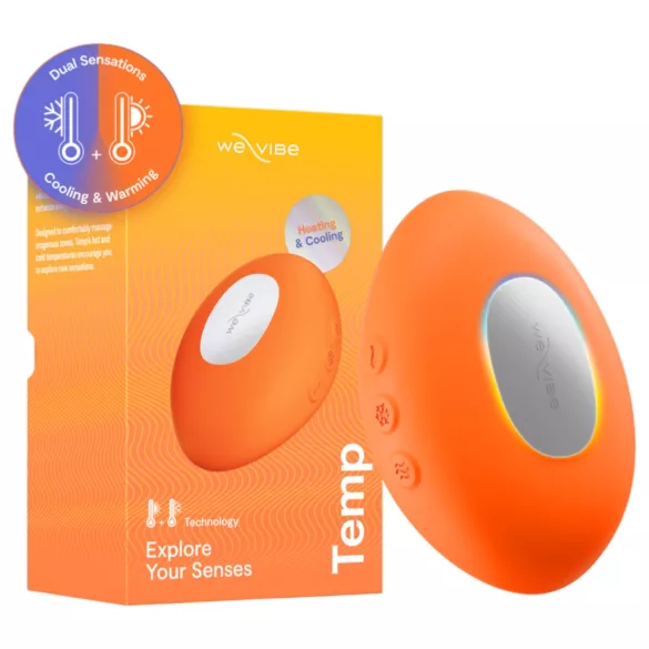 We-Vibe Temp - vibrador estimulador de clítoris frío-calor (naranja)