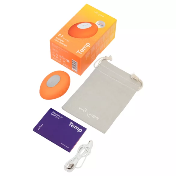 We-Vibe Temp - vibrador estimulador de clítoris frío-calor (naranja)
