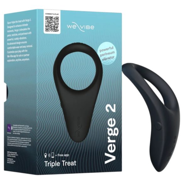 We-Vibe Verge 2 - anillo vibrador para pene - control inteligente