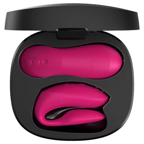 We-Vibe Chorus Pro - Vibrador para parejas con mando a distancia y app (rosa)