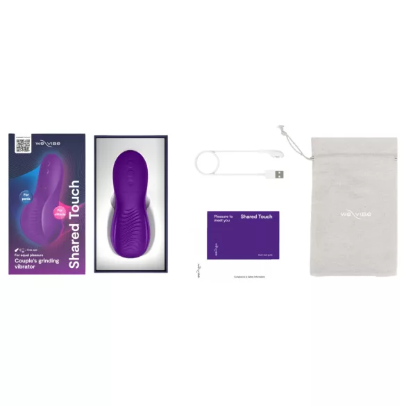We-Vibe Shared Touch - vibrador para parejas inteligente (lila)