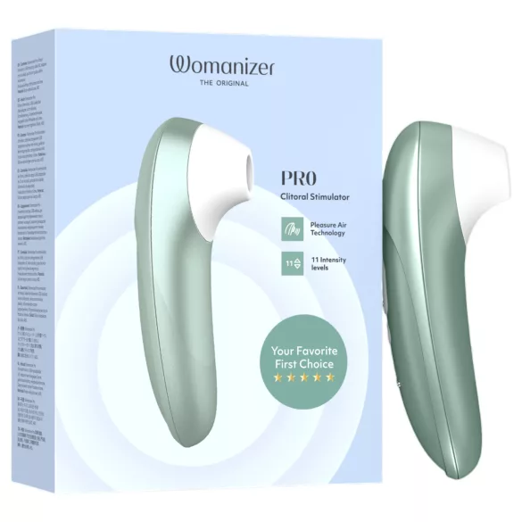 Womanizer Pro - estimulador de clítoris por ondas de aire (verde)