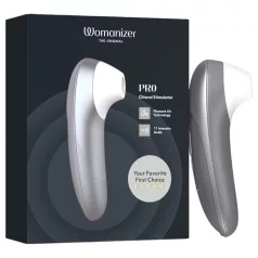   Womanizer Pro - estimulador de clítoris por ondas de aire (gris)