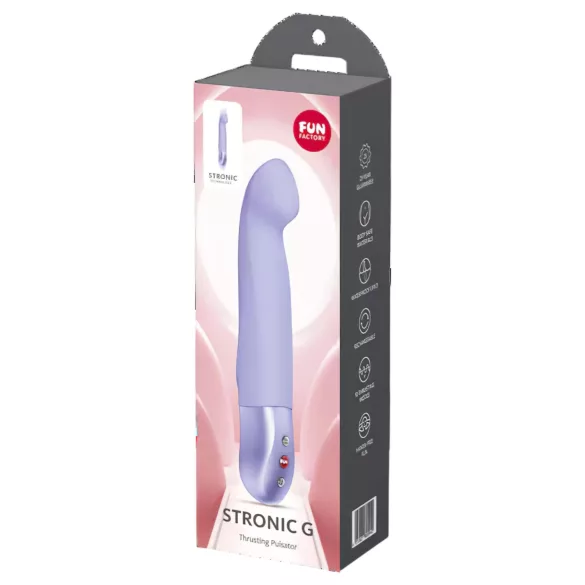 Fun Factory Stronic G - vibrador pulsador para punto G (lila)