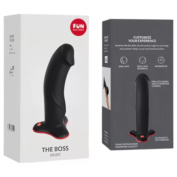 Fun Factory The Boss Stub - consolador con ventosa (negro)