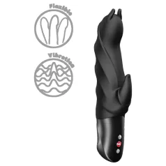   Fun Factory Darling Devil - vibrador con brazo para el clítoris (negro)