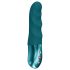 Fun Factory - vibrador pulsador texturizado - silicona verde